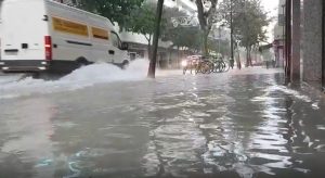 Poceros en Rivas en inundaciones
